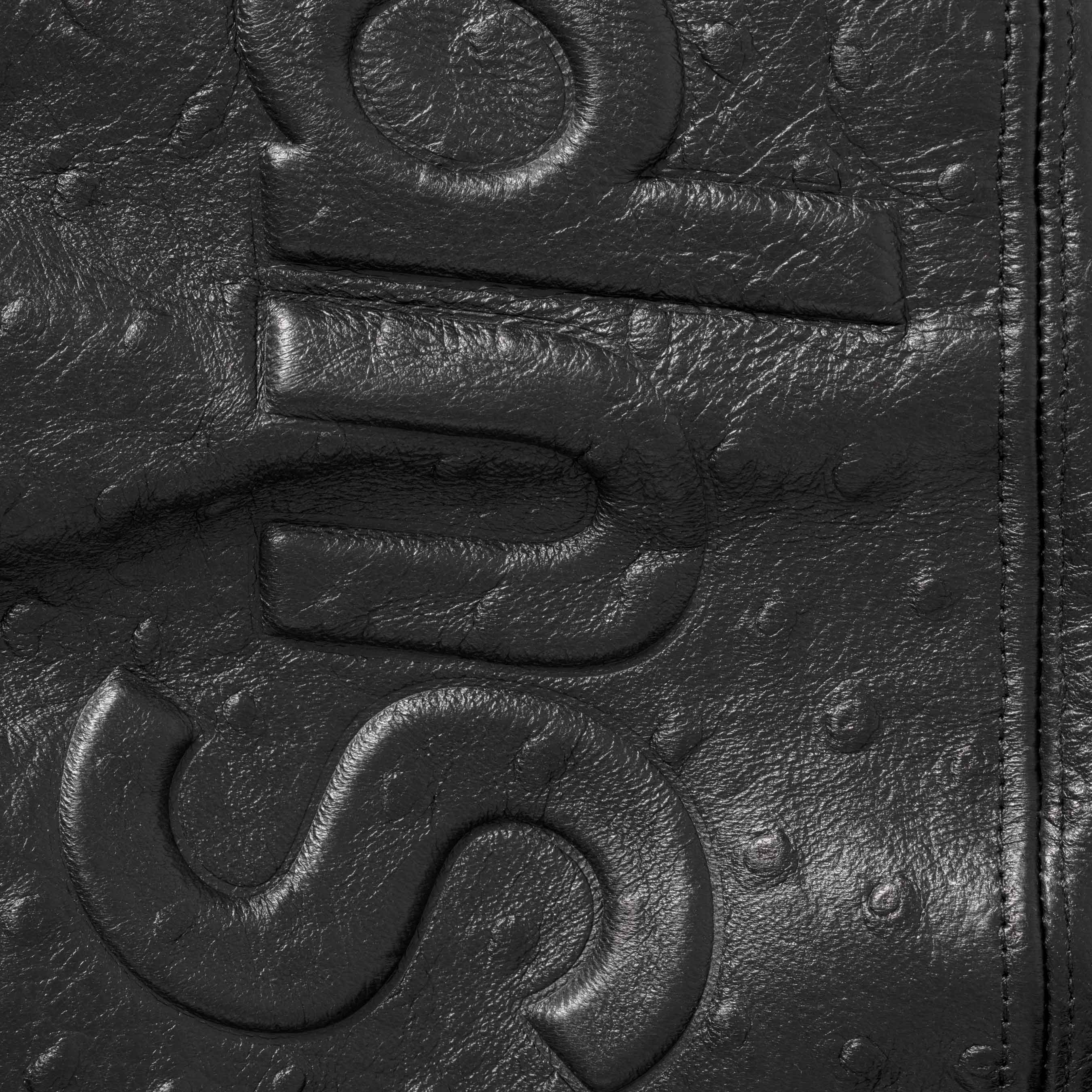GORE-TEX Ostrich Embossed Leather Jacket view 5
